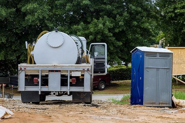 workers at Glendale Porta Potty Rental